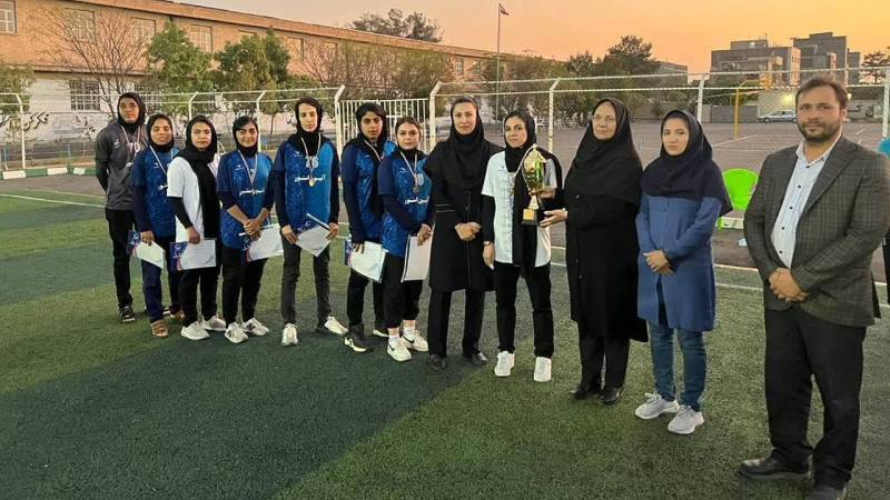 جیرفت فاتح مسابقات مینی فوتبال بانوان استان کرمان